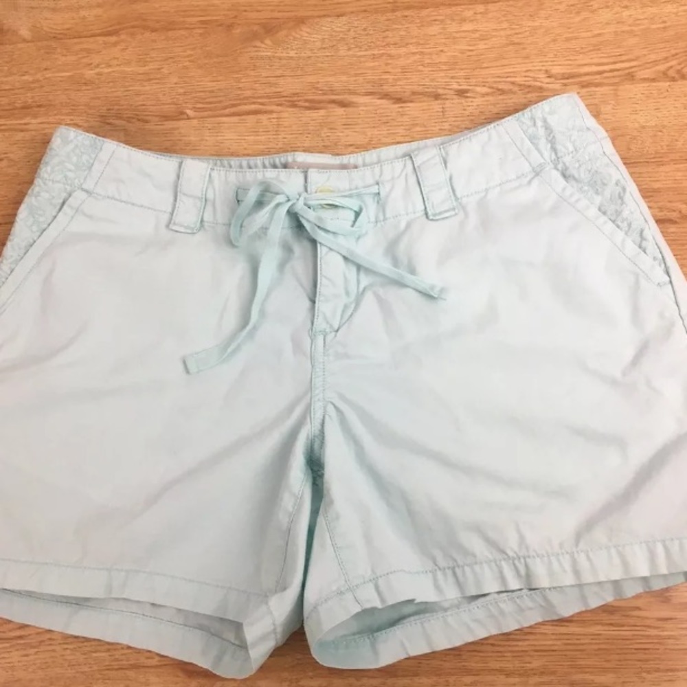 Women’s size 4 shorts turquoise color